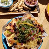 Best Vegan Nachos I have ever eaten at MaiMai Surf Bar in Mallorca