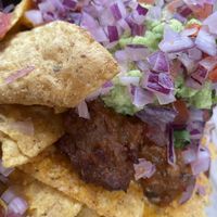 Vegan nachos  at MaiMai Surf Bar in Mallorca