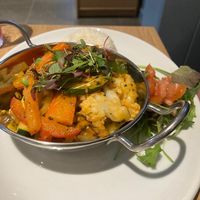 Thai curry  at The Swan in Banton