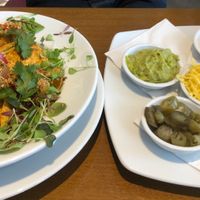 Vegan Nachos (from the bar snacks menu) at The Swan in Banton