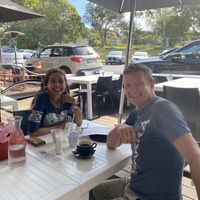Nice outdoor seating but lots of seating out the back too!  at Urban Espresso Lounge in Coffs Harbour