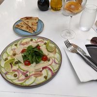 Zucchini salad at Samadhi in San Jose