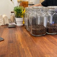 Fancy bean pour over system    at BB Coffee Roasters in Seoul