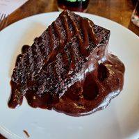 Fudge cake at The Tyndrum Inn in Crianlarich