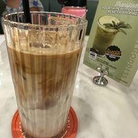 Vegan iced latte (great for a picky American!)   at Supergrain in Jakarta
