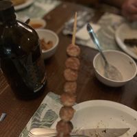 Espetinho de linguiça   at A Coruja in Sao Paulo