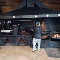 The bbq was kinda empty, the tables were full at A Coruja in Sao Paulo