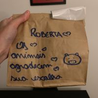Recadinho do restaurante  at Porco Me Importa in Sao Paulo