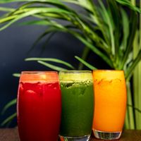 We serve freshly squeezed juices! at Allan's Mediterranean Bar and Grill in Middletown