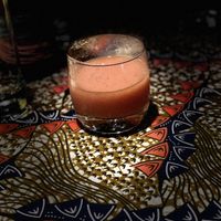 Mixed fruit drink, fresh!  at More Than A Drop in Moshi