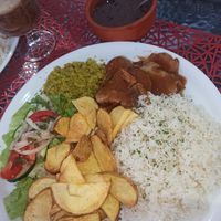 Brasileirinho vegan (with seitan) at Lanchonete A Casa in Barreiro