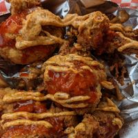 Buffalo cauliflower at Planet Vegan in Houston