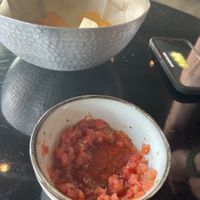 Chips and salsa (very mild and bland salsa)  at Casa Del Vegano in Dallas