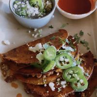 These birria tacos though 🔥🔥  at Casa Del Vegano in Dallas