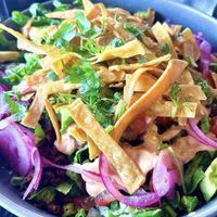 Chef salad   at Casa Del Vegano in Dallas