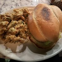 Ham & jalapeño torta (lots of bread)  at Casa Del Vegano in Dallas