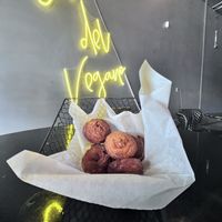 Churro beignets - so good!   at Casa Del Vegano in Dallas