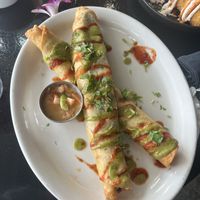 Black Bean Flautas  at Casa Del Vegano in Dallas