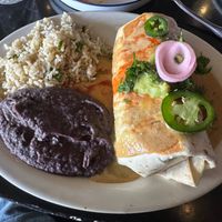Wet Breakfast Burrito at Casa Del Vegano in Dallas