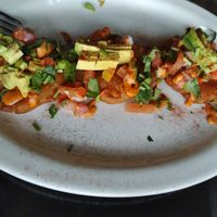 Tamale cakes! at Casa Del Vegano in Dallas