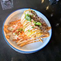 Elote frito at Casa Del Vegano in Dallas