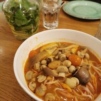 Tom yum at Rosa's Thai Cafe in West London