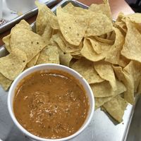 Peanut macha salsa at TACO NACO KC in Overland Park