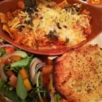Vegan lasagne at Olive Grove Bistro in Worksop