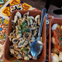 Garlic mushrooms at Olive Grove Bistro in Worksop