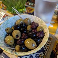 Mixed olives at Olive Grove Bistro in Worksop