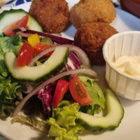 Artichoke aranchini at Olive Grove Bistro in Worksop