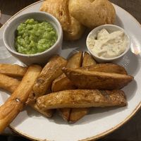 Tofish and chips  at Hope & Anchor in Ulverston