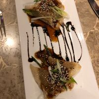 Edamame pot stickers  at Rock da Casbah in Saugerties