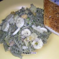 pasta with tropical sauce  at Rock da Casbah in Saugerties