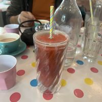 Vegan fruity frappe   at The Wayzgoose Diner in Leura