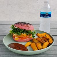 Cherry Bomb at Flower Burger in Los Angeles