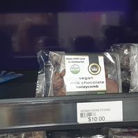 Vegan shelf at Lollies2Go in Bendigo