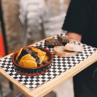 Shiitake a feira at El Dinàmic de BCN in Barcelona