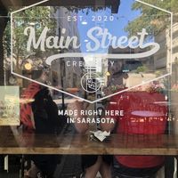   at Main Street Creamery in Sarasota