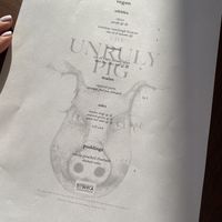 Menu at The Unruly Pig in Woodbridge