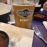 The only local on tap is a boulevard unfiltered wheat    at Salty Iguana in Olathe