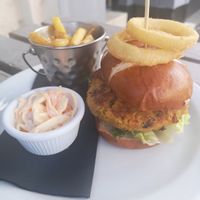 Vegan onion rings!  at The Waverley in Callander