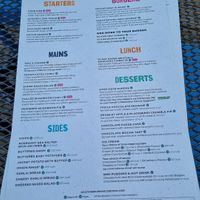 Vegi and Vegan menue at The Waverley in Callander