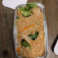 Vegetable fried rice at Chinese Village Restaurant in Callander