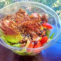 Taco salad to go - can’t stop eating it 🤭  at Mendocino Farms in Addison