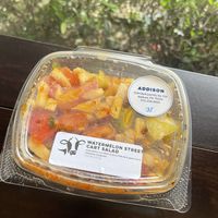 Watermelon street cart salad - new seasonal side option   at Mendocino Farms in Addison