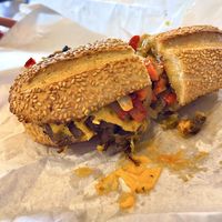  Plant-Based Philly Shroomsteak - vegan automatically, comes with vegan cheddar   at Mendocino Farms in Addison