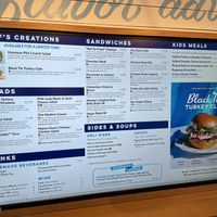 Menu  at Mendocino Farms in Addison
