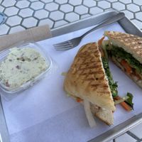 Bahn mi with free side  at Mendocino Farms in Addison