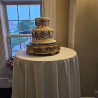 Vegan SF + coconut free wedding cake at Sage Cakery in Frederick